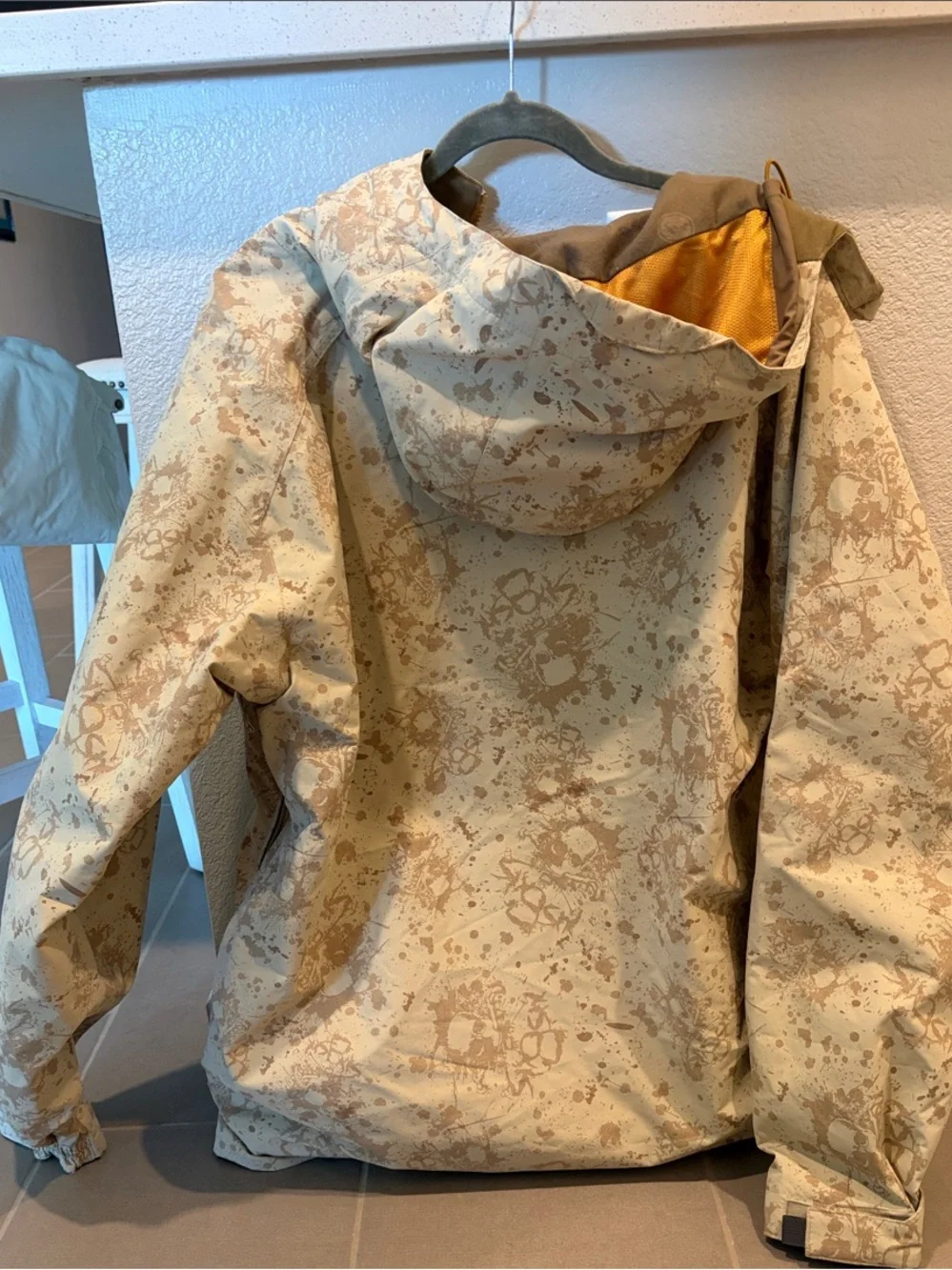 686 Tan Camo Hooded Snow Jacket